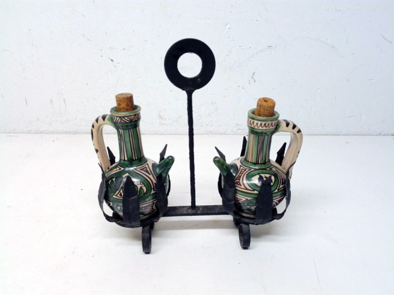 aceitera vinagrera servir cocina ceramica hierro 27_8x26x10 1u